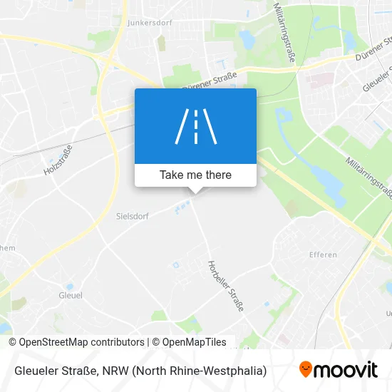 Gleueler Straße map