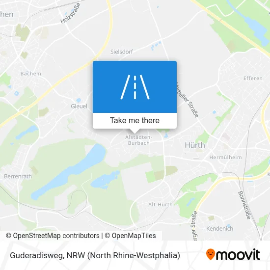 Guderadisweg map
