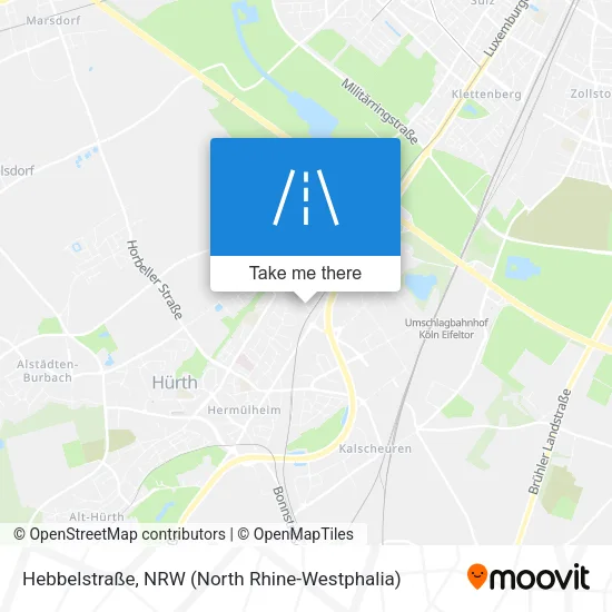 Карта Hebbelstraße
