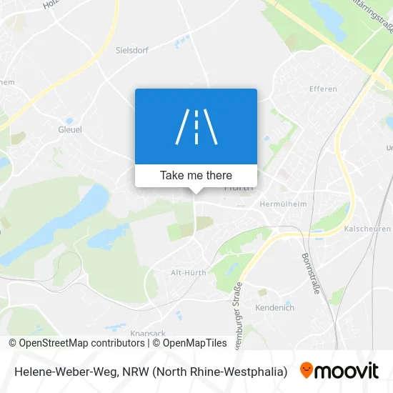 Helene-Weber-Weg map