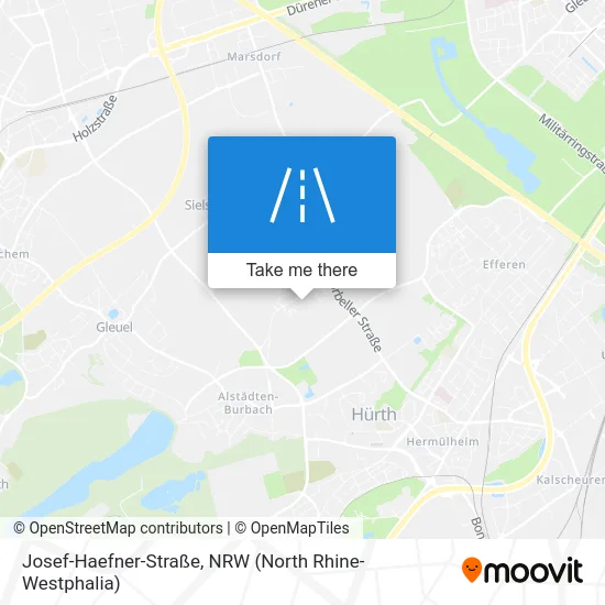 Карта Josef-Haefner-Straße