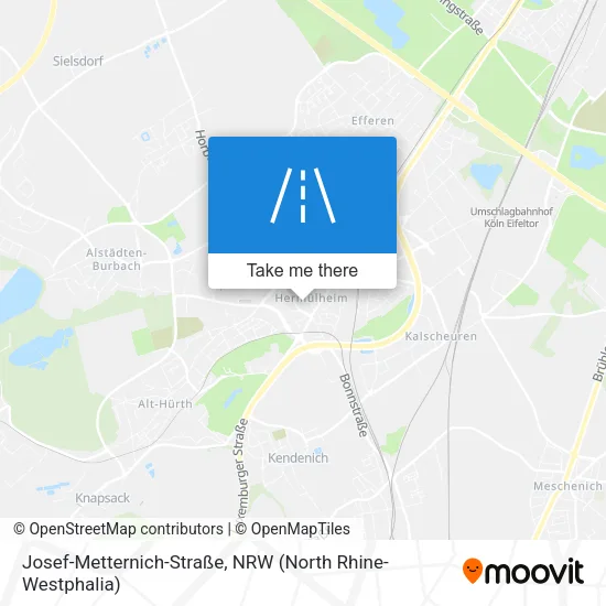 Карта Josef-Metternich-Straße