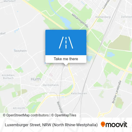 Luxemburger Straße map
