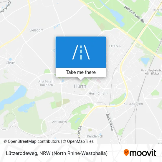 Карта Lützerodeweg