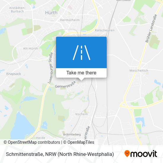 Schmittenstraße map