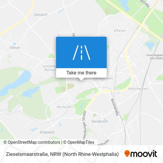 Zieselsmaarstraße map