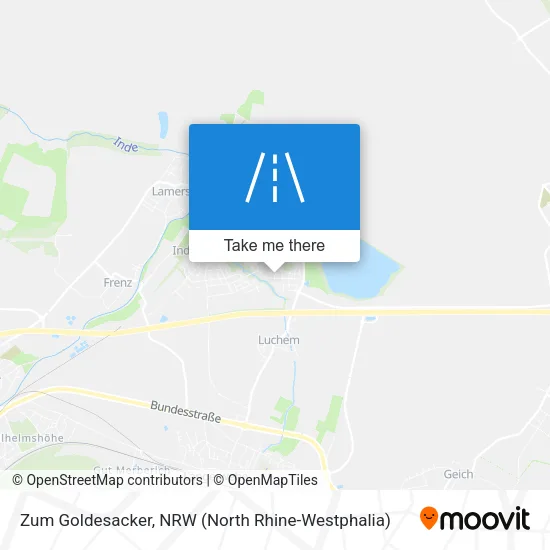 Карта Zum Goldesacker