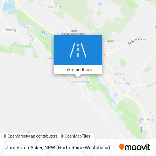 Карта Zum Roten Acker