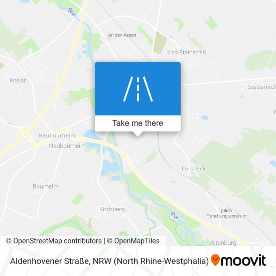 Aldenhovener Straße map