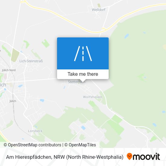 Am Hierespfädchen map