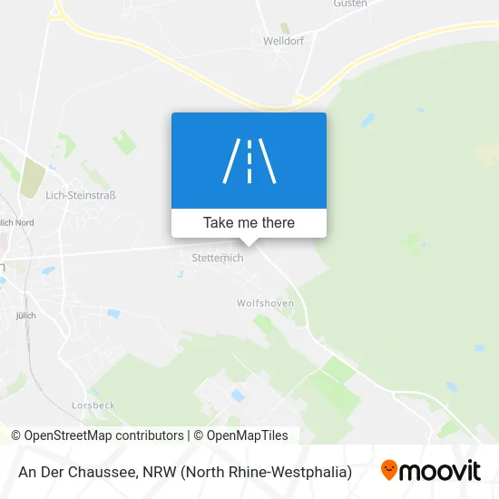 An Der Chaussee map