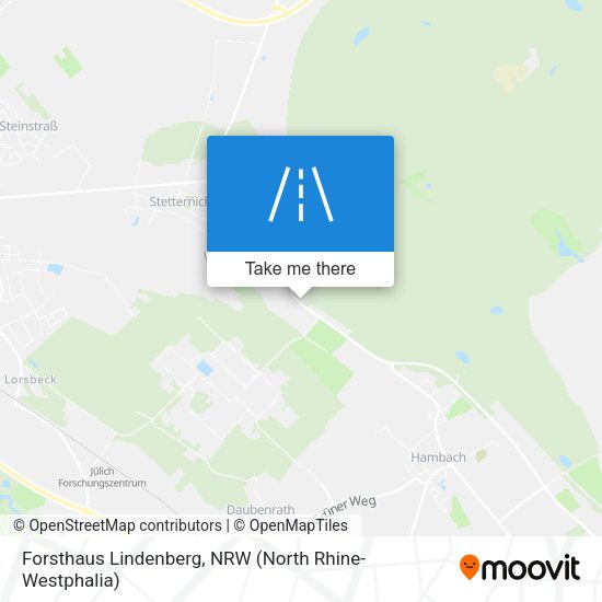Forsthaus Lindenberg map