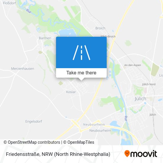 Friedensstraße map