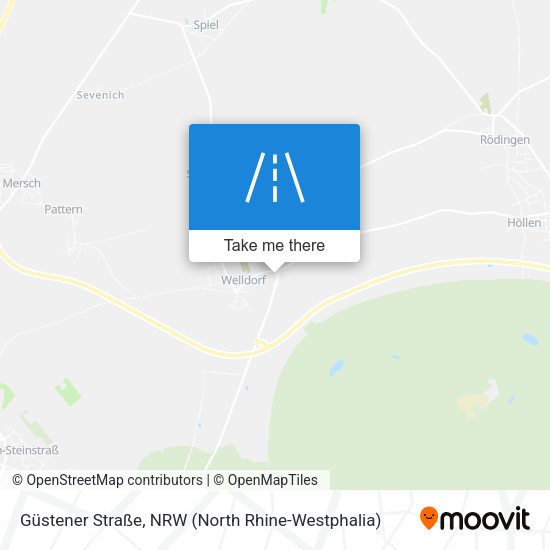 Güstener Straße map