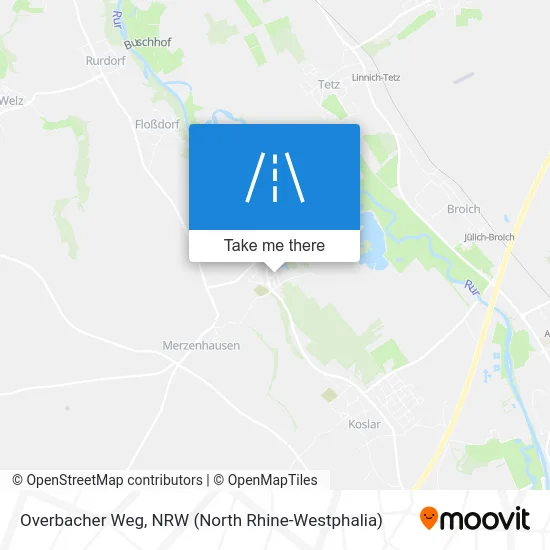 Карта Overbacher Weg