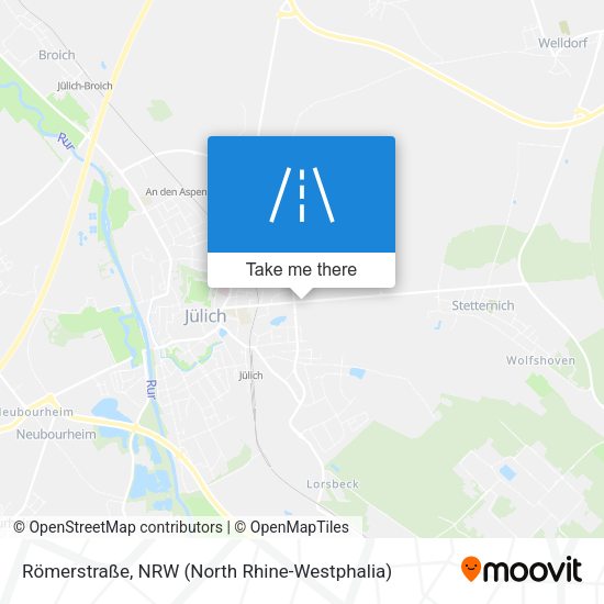 Römerstraße map