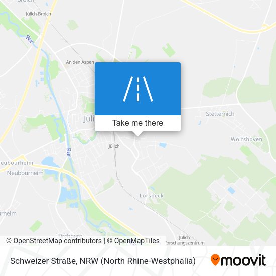 Schweizer Straße map