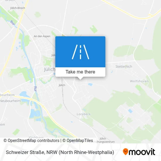 Schweizer Straße map