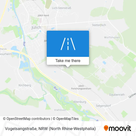 Карта Vogelsangstraße