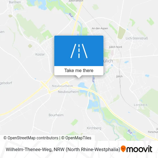 Wilhelm-Thenee-Weg map