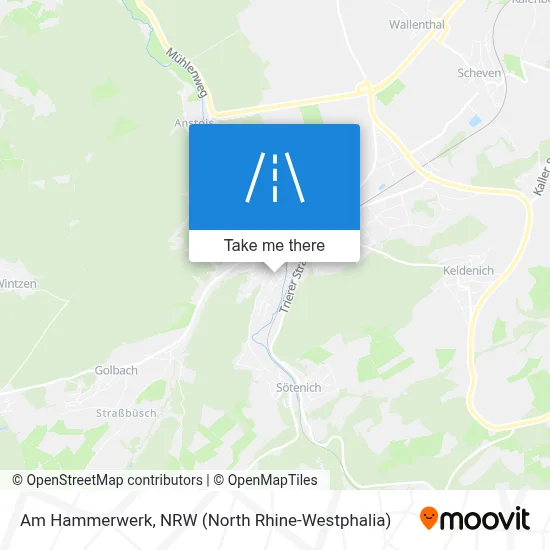 Am Hammerwerk map