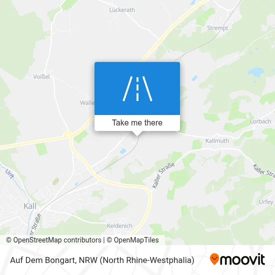 Auf Dem Bongart map