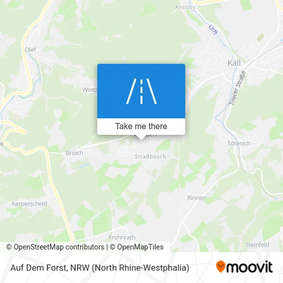 Карта Auf Dem Forst