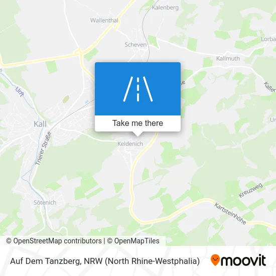 Auf Dem Tanzberg map