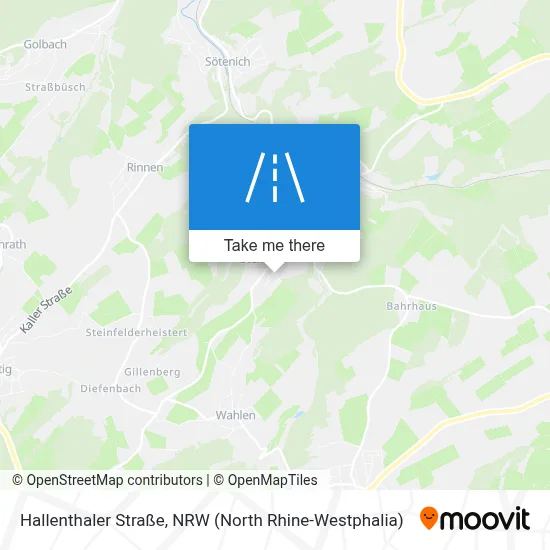Hallenthaler Straße map