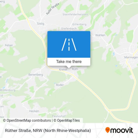 Rüther Straße map