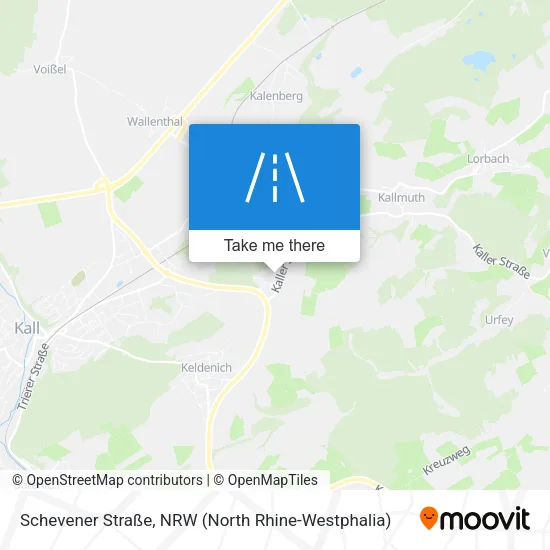 Карта Schevener Straße