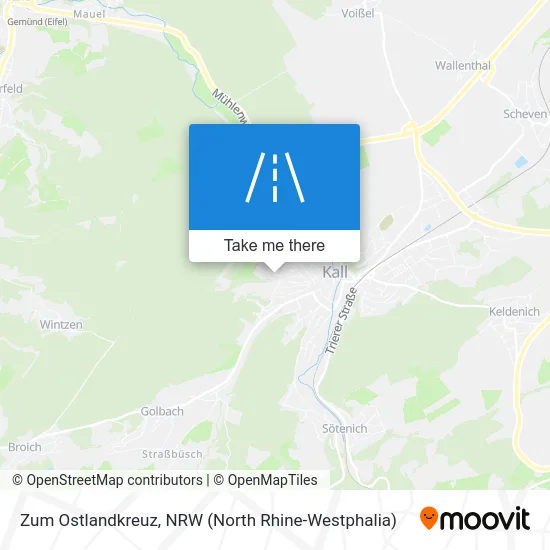 Карта Zum Ostlandkreuz