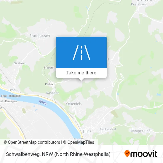 Schwalbenweg map