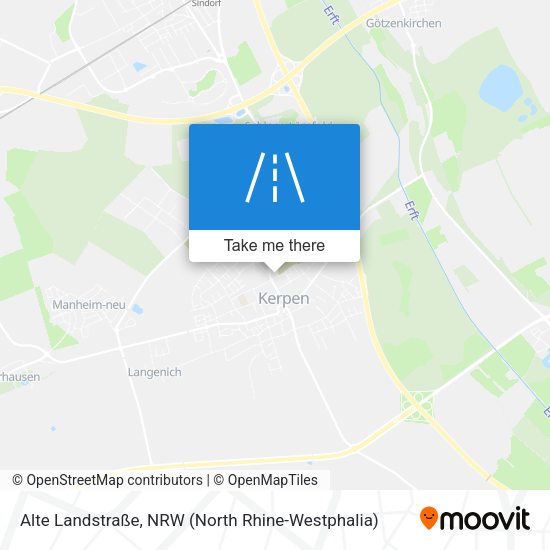 Alte Landstraße map