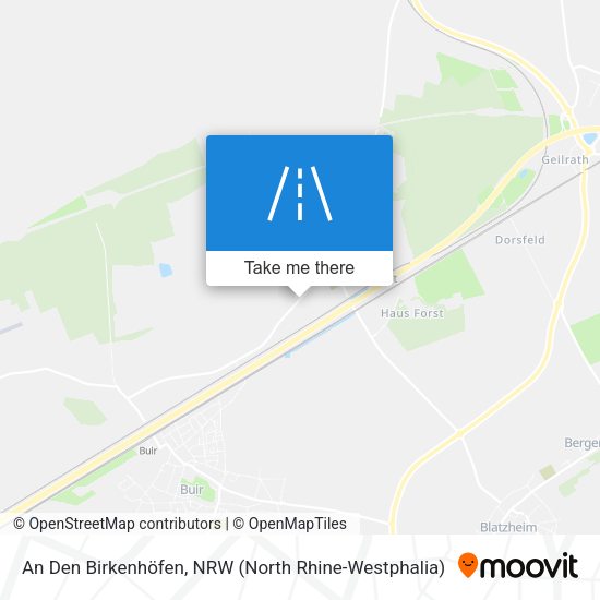 An Den Birkenhöfen map