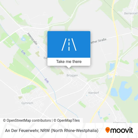 An Der Feuerwehr map