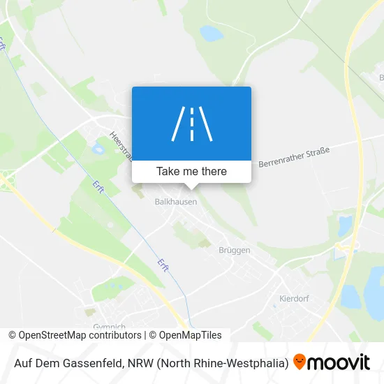 Карта Auf Dem Gassenfeld