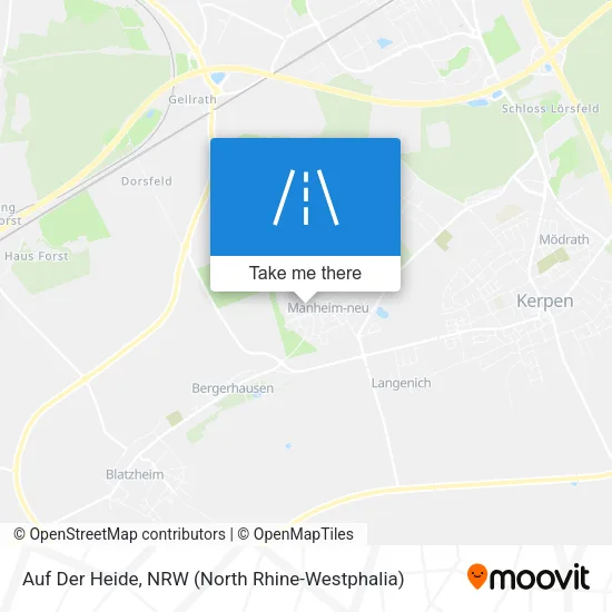 Карта Auf Der Heide