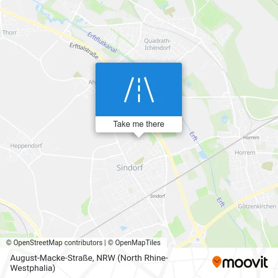 Карта August-Macke-Straße