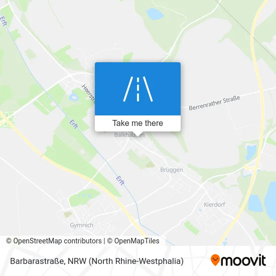 Карта Barbarastraße