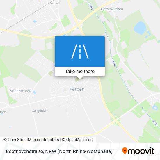 Beethovenstraße map