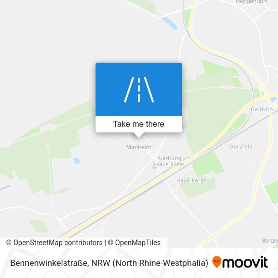 Bennenwinkelstraße map