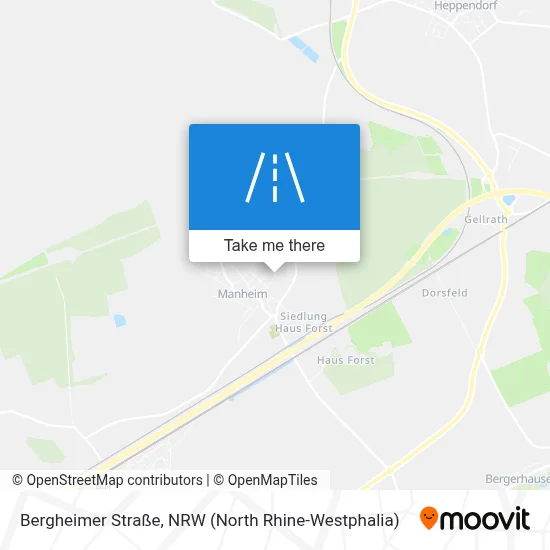 Bergheimer Straße map