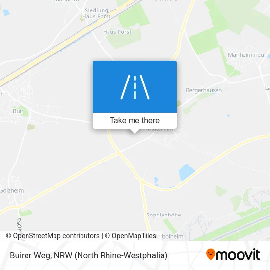 Карта Buirer Weg