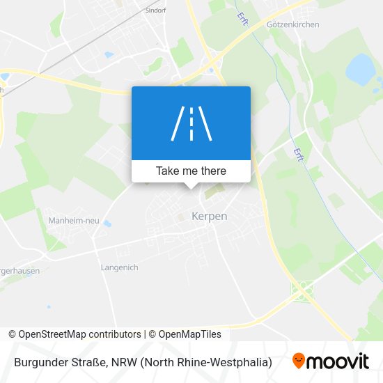 Burgunder Straße map