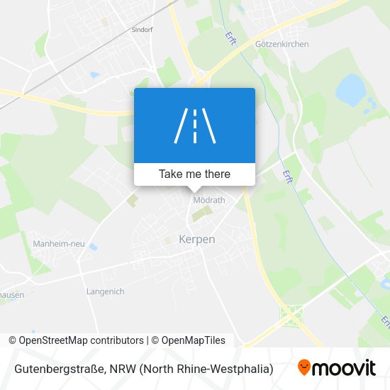 Gutenbergstraße map