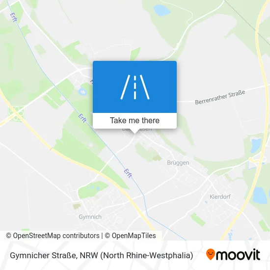 Карта Gymnicher Straße