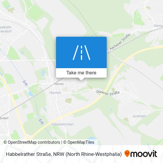 Habbelrather Straße map