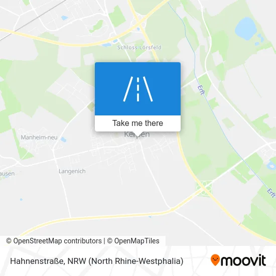 Карта Hahnenstraße
