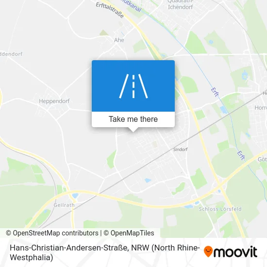 Карта Hans-Christian-Andersen-Straße